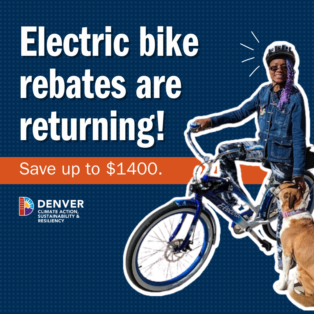 "Electric bike vouchers are returning!" with a blurb of "Up to $1,400 can be earned."