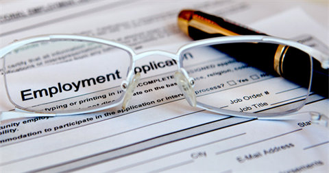 Photo of blank form and eyeglasses on top of it. 