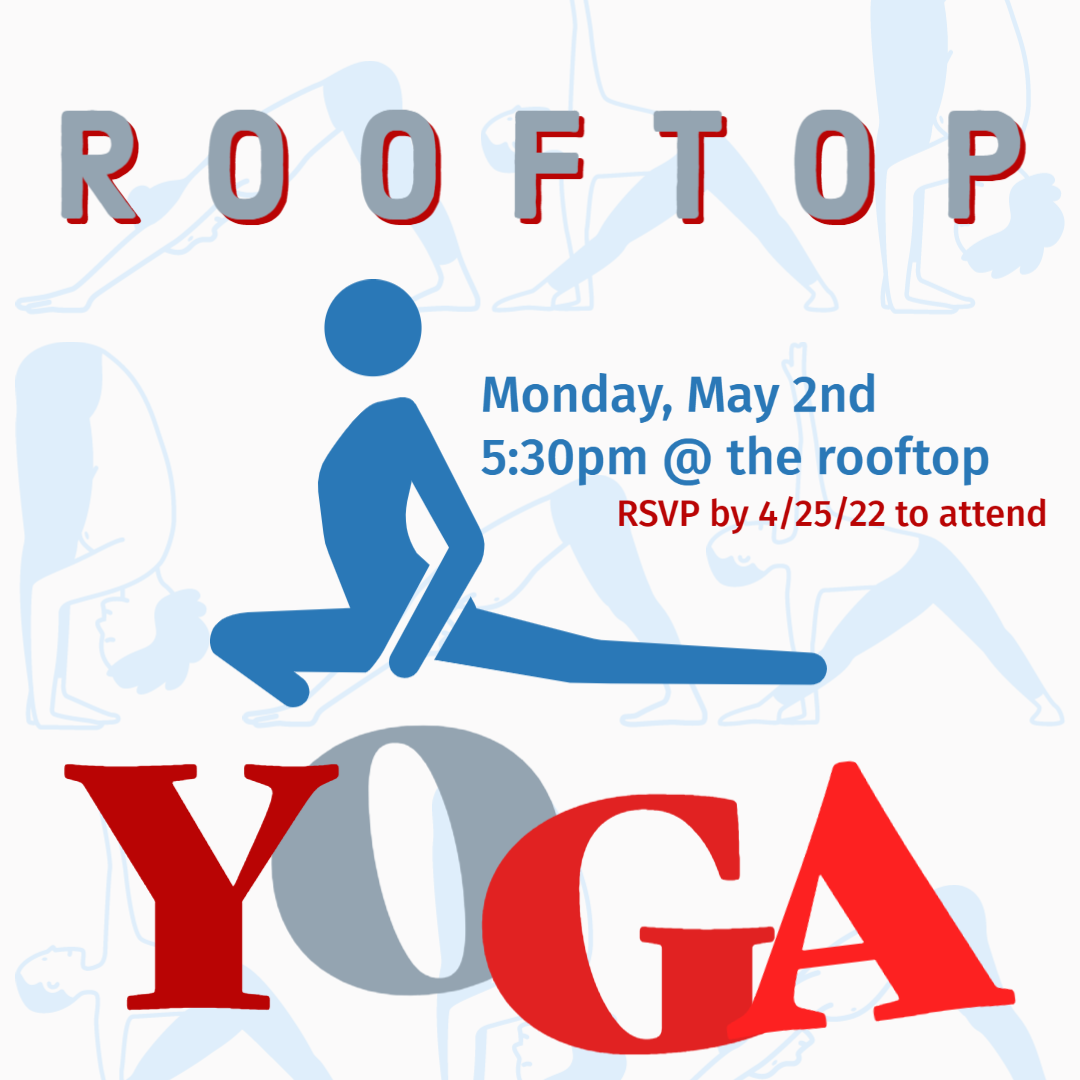 RSVP Rooftop Yoga May 2nd 2022
