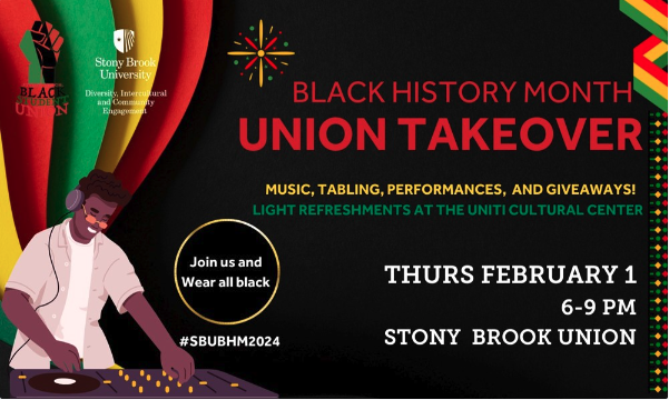 Pan African Colors celebrating balck history minth DJ spining discs