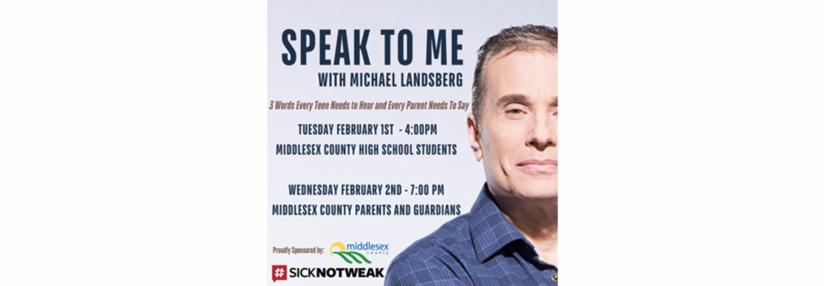 Ad for Speak to Me event Feb 2022