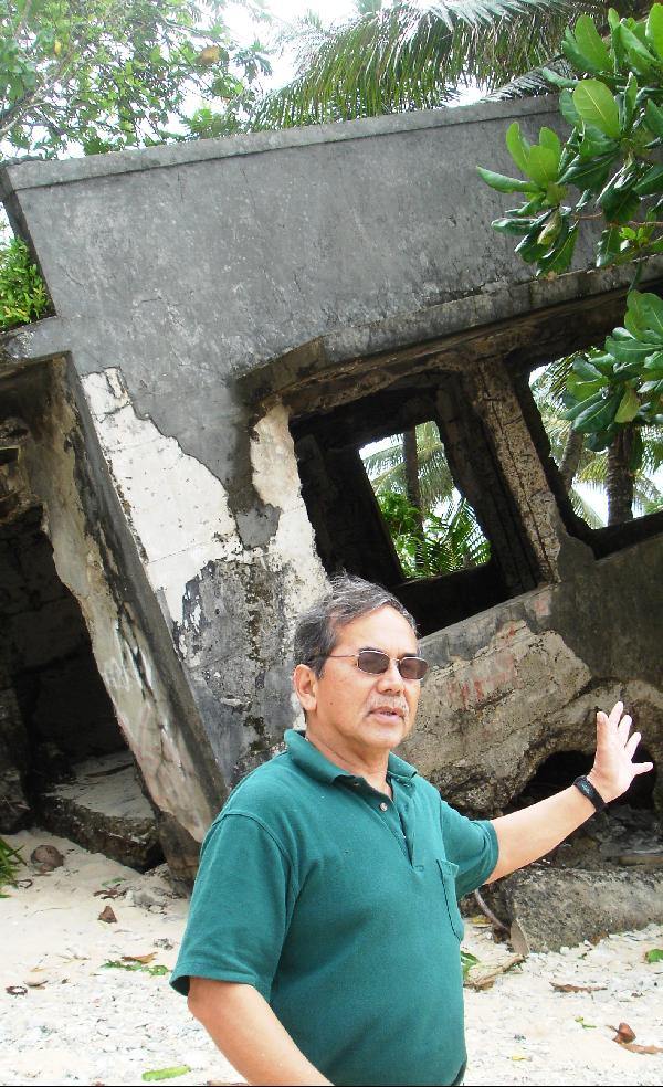 Santos at Kosrae WWII Radio Station