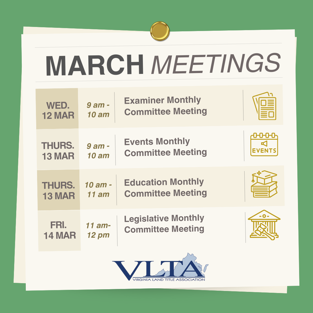 VLTA Title Buzz: March 6th