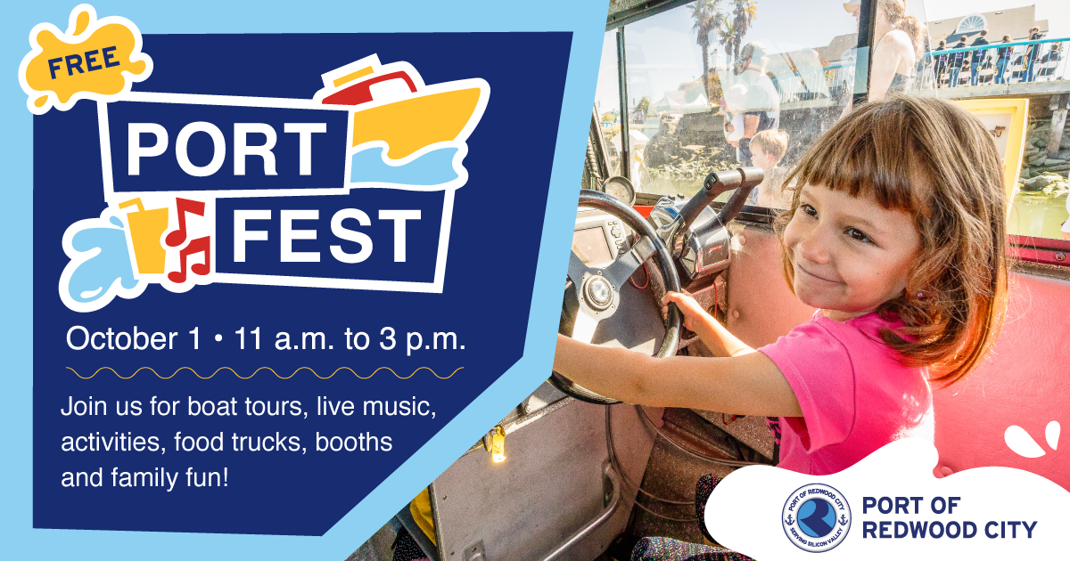 PortFest is happening at the Port of Redwood City on October 1.