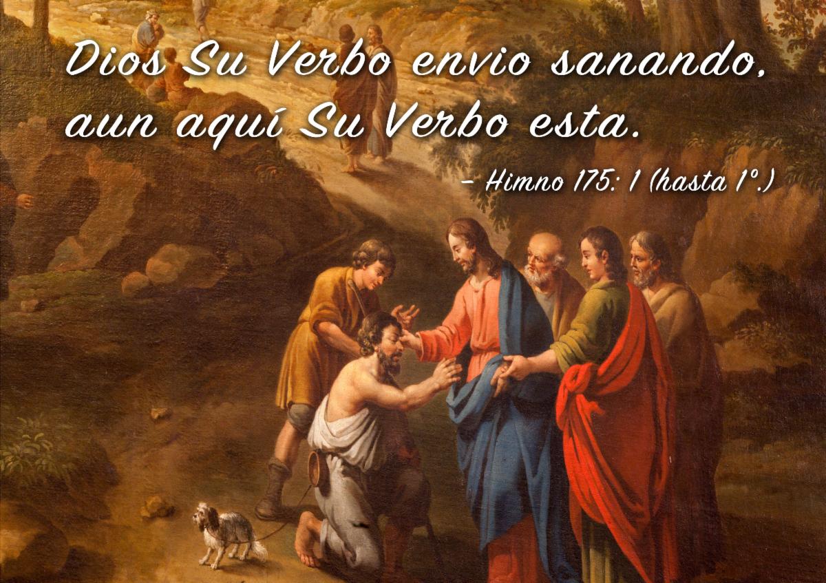 Un cuadro de Jesús curando a un ciego.
