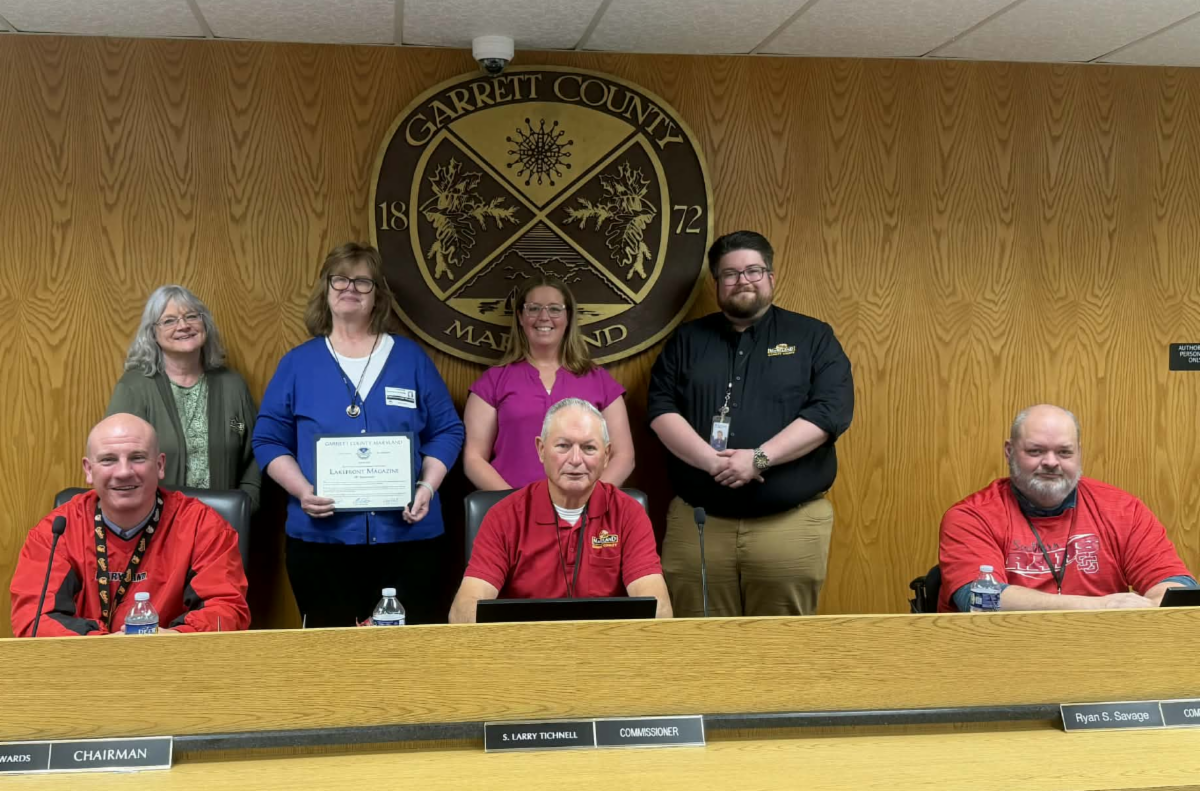 Garrett County Commissioners present milestone proclamation to CLS Ventures and Lakefront Magazine