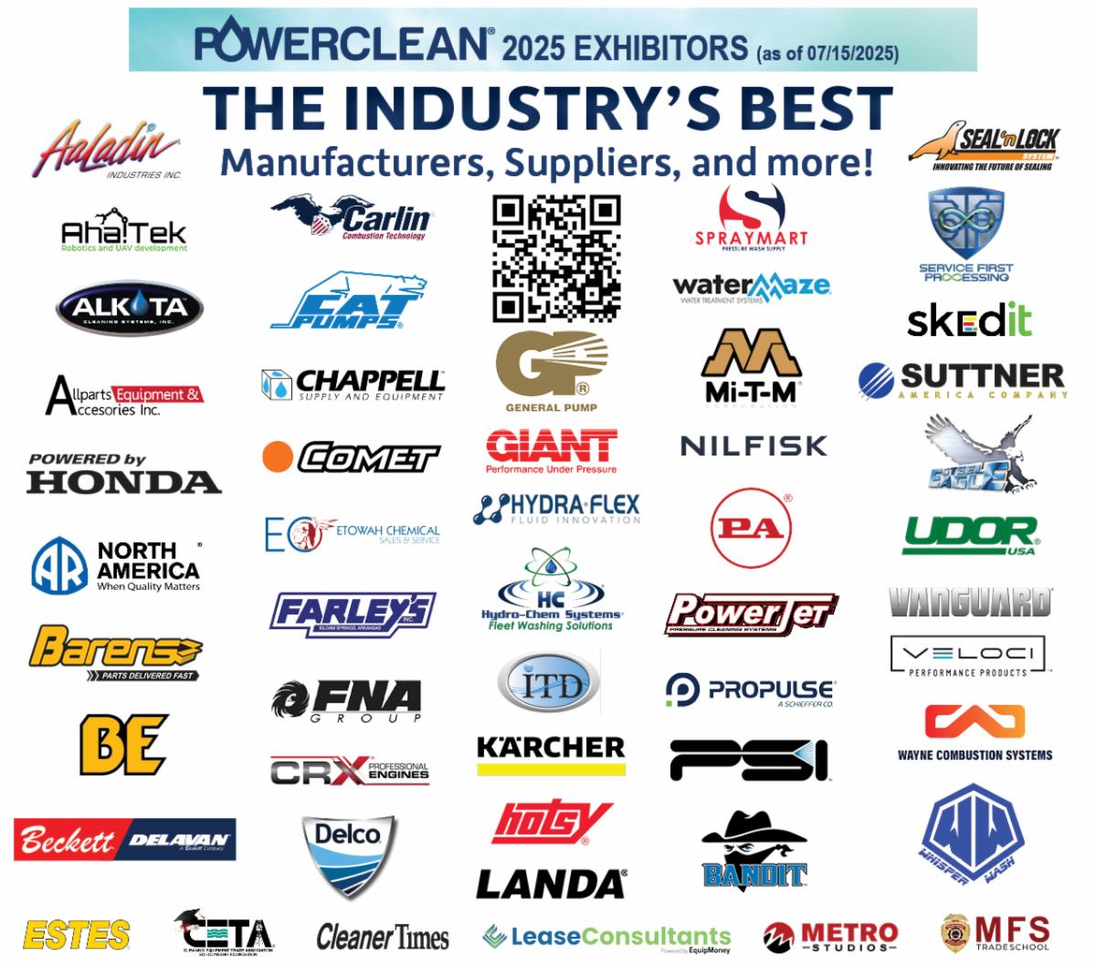 Exhibitors as of 2025.0715