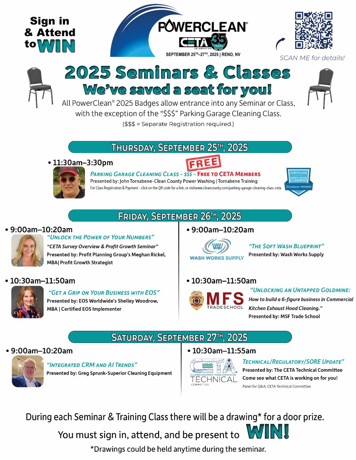 PC2025 - Seminars & Classes