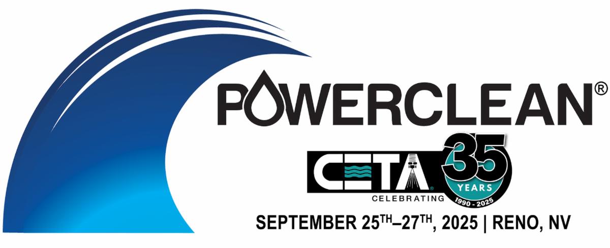 PowerClean 2025 Logo with CETA 35