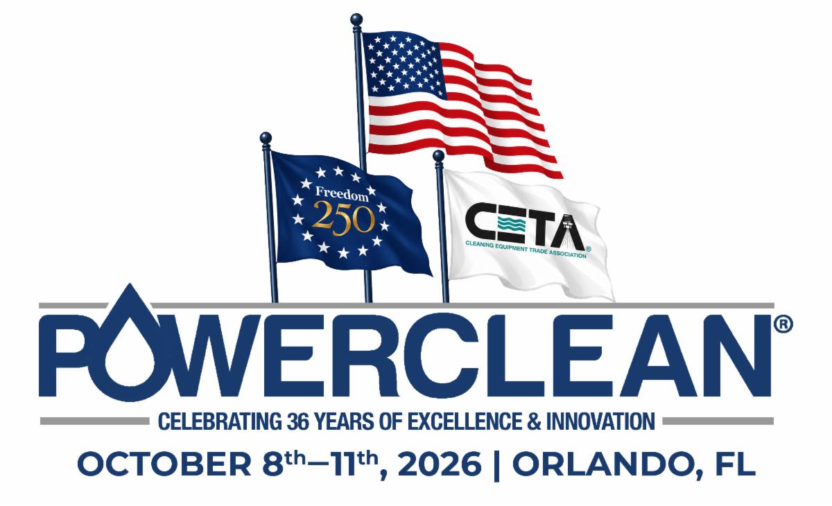PowerClean 2026 Flag Logo