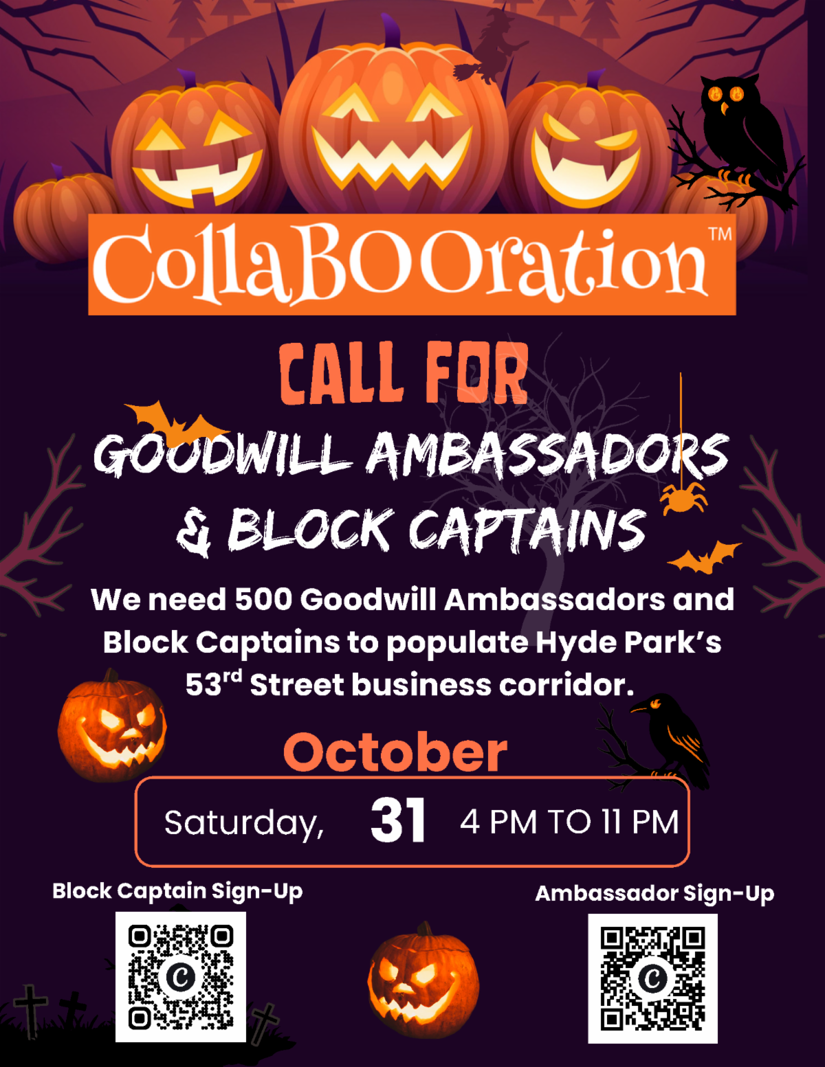 Call for Volunteers