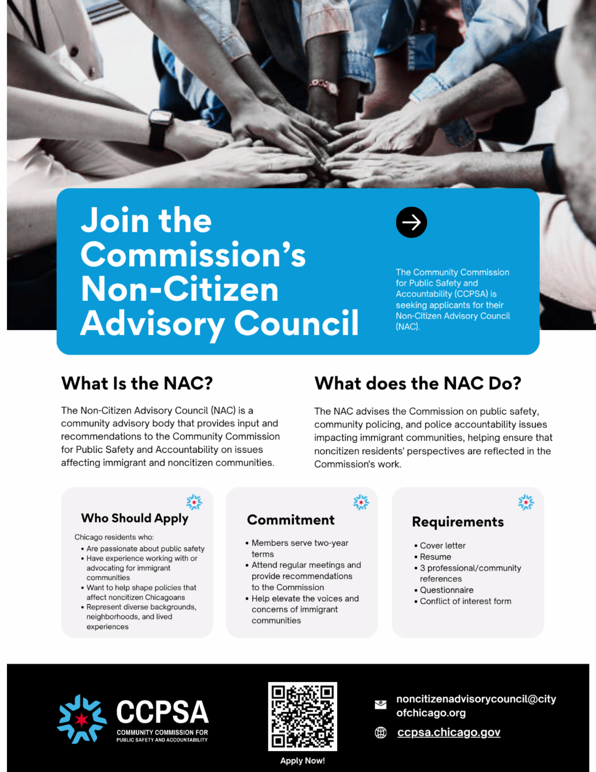 NAC Recruitment flyer