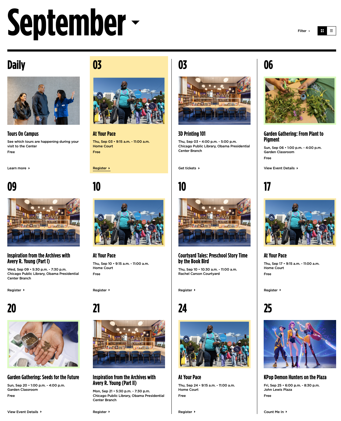 OPC September Calendar