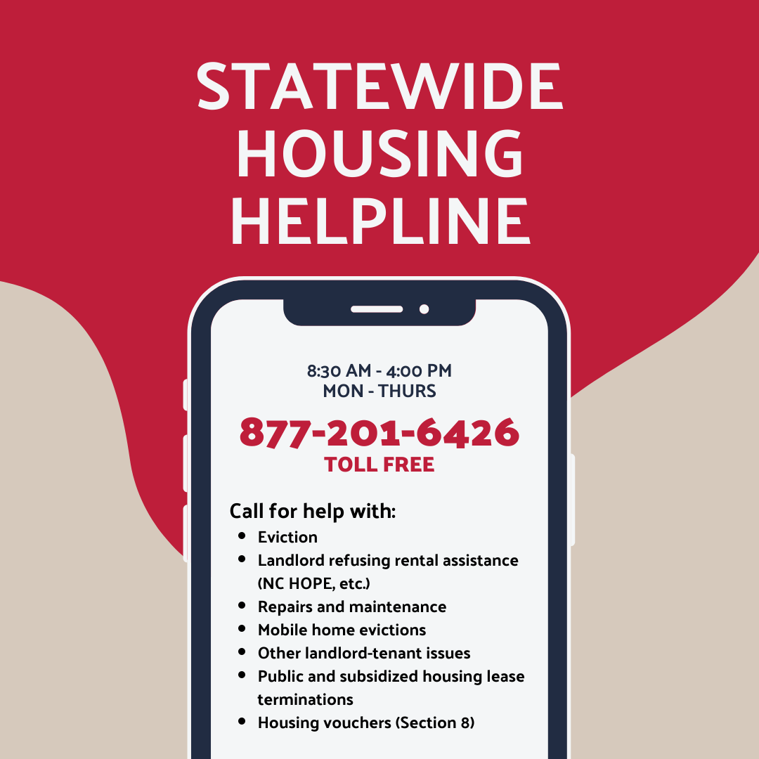 Reminder Introducing our new statewide Housing Helpline!