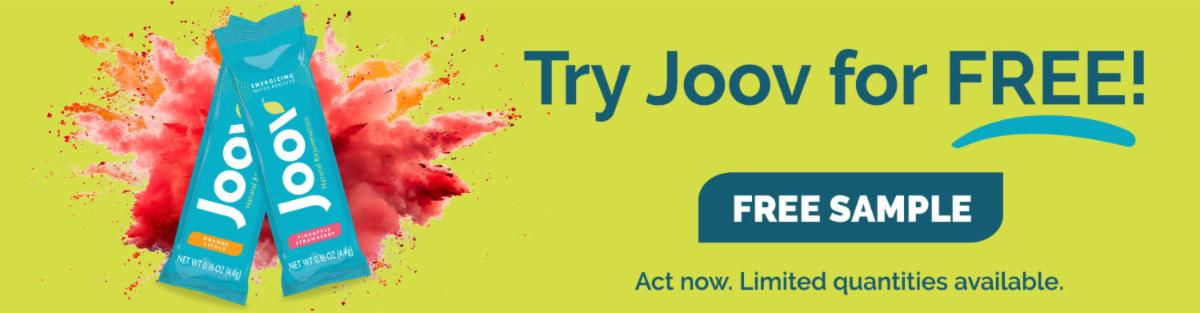 Joov Free Sample Banner