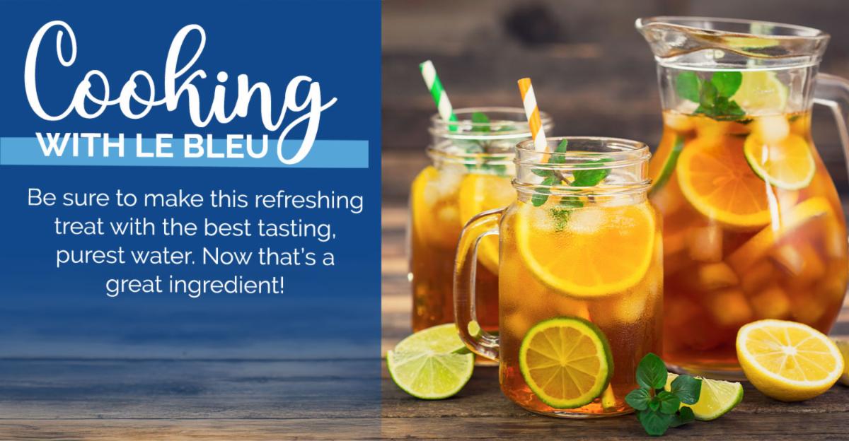Header Cooking with Le Bleu - Iced Tea