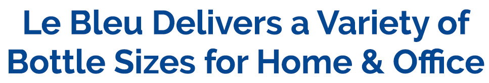 Bottle Sizes Headline