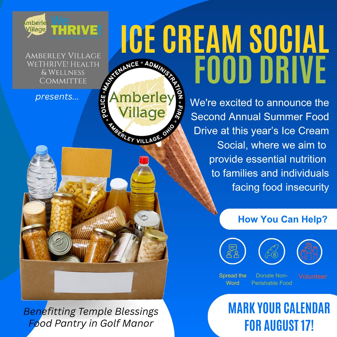 2025 Ice Cream Social Food Drive