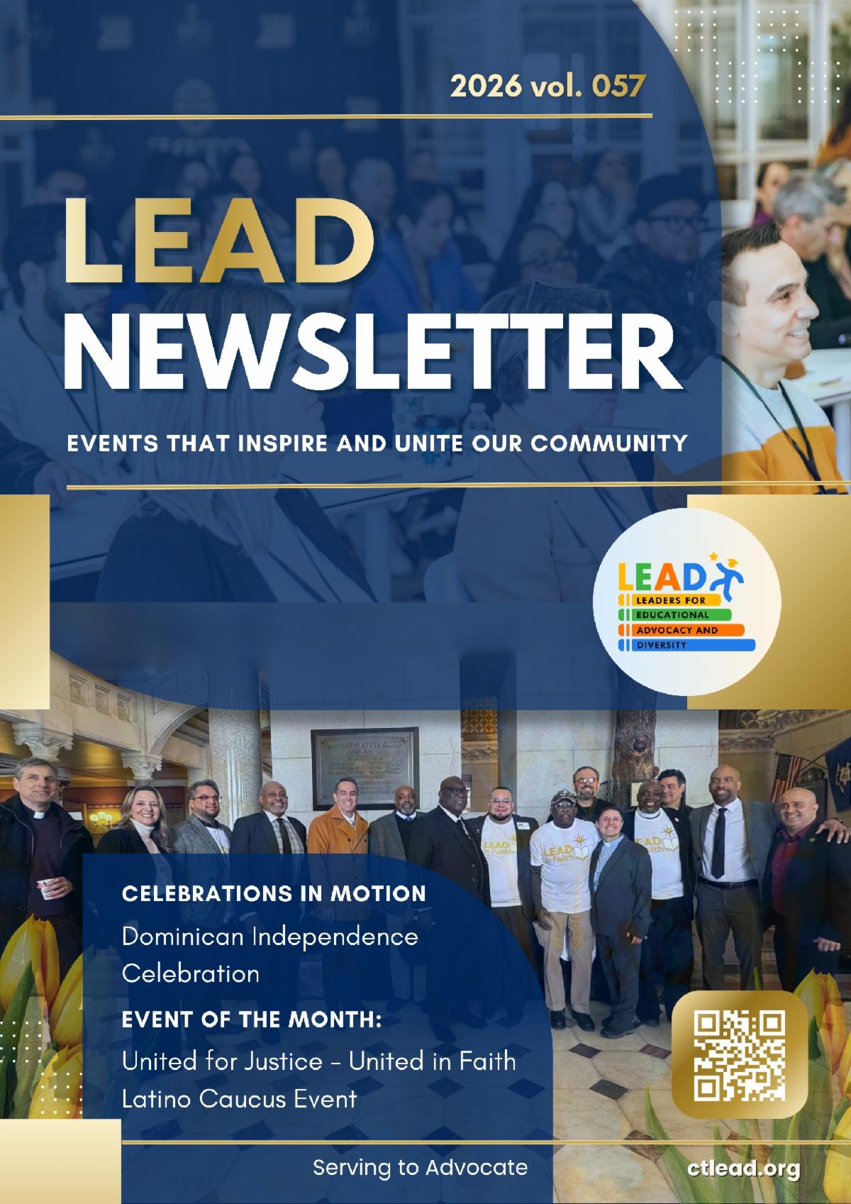 Lead Newsletter Example LEAD Newsletter, Vol. 057 - 2026