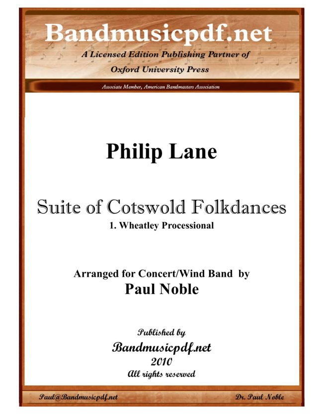 Suite of Cotswold Dances