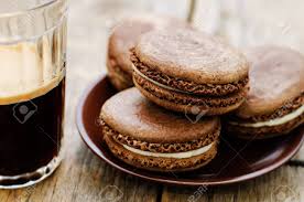 Chocolate Stout Macarons