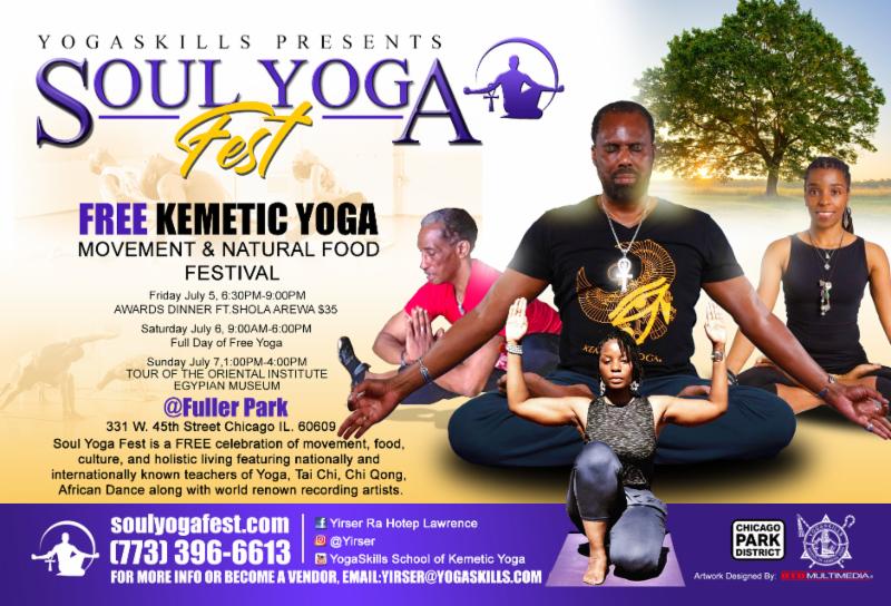 Free Soul Yoga Fest Chicago Full Class Schedule Saturday July 6 2019 9 00 Am To 6 00 Pm