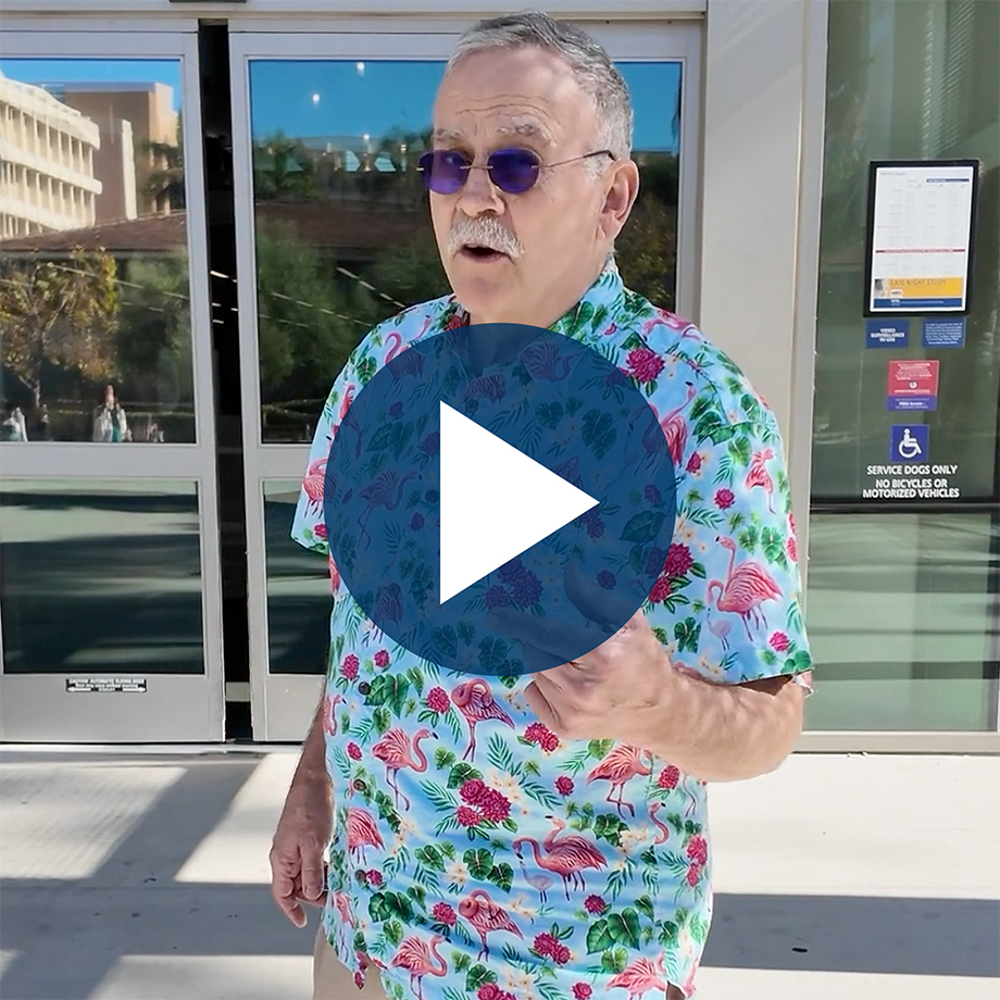 Bob Nieder invites the viewer on a Gen Z-scripted library tour