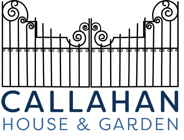 Callahan House & Garden logo with gate image