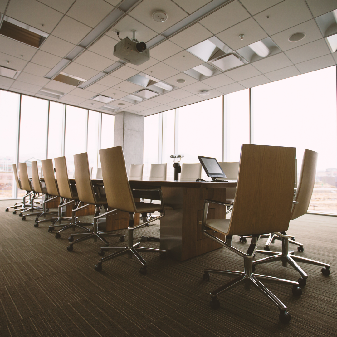 Generic image of empty board or conference room