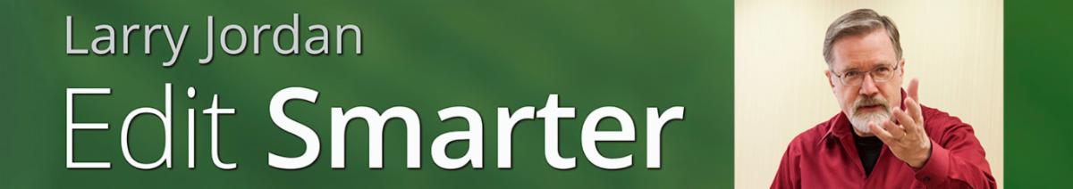 Edit Smarter logo with Larry