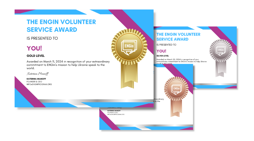 Dear ENGin volunteer, Exciting News ENGin Opens Up to Students Over 35 and Other News 🙌