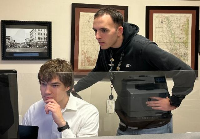 Chris and Andrew
