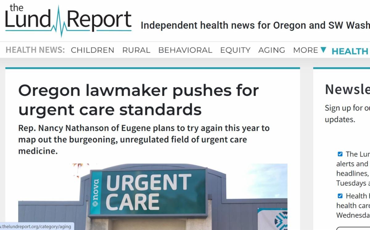 Urgent Care in the news