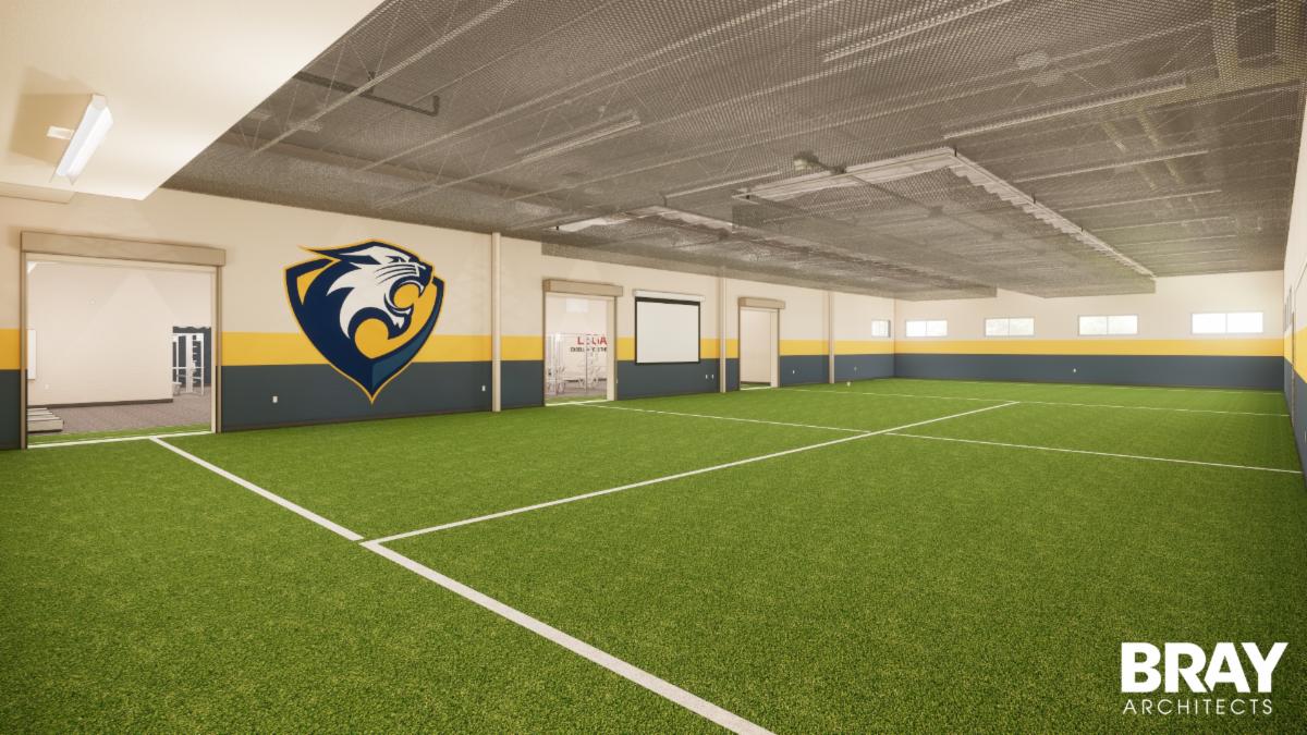 indoor multipurpose with turfed field
