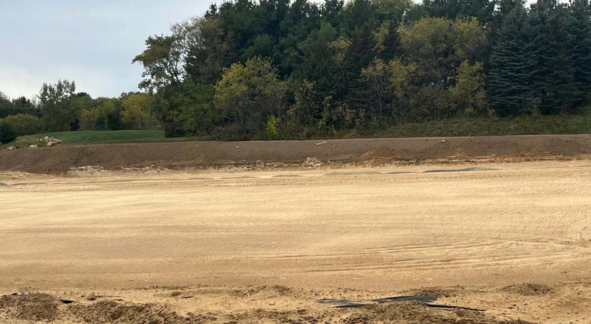 dirt field