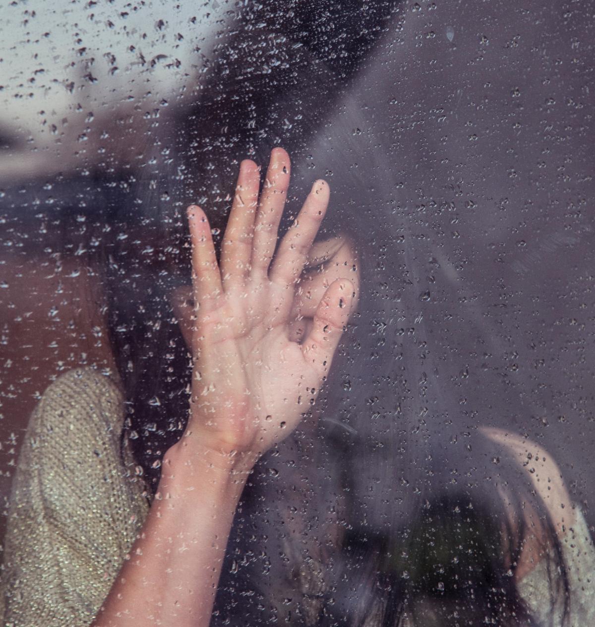 Woman Rain Suicide Depression