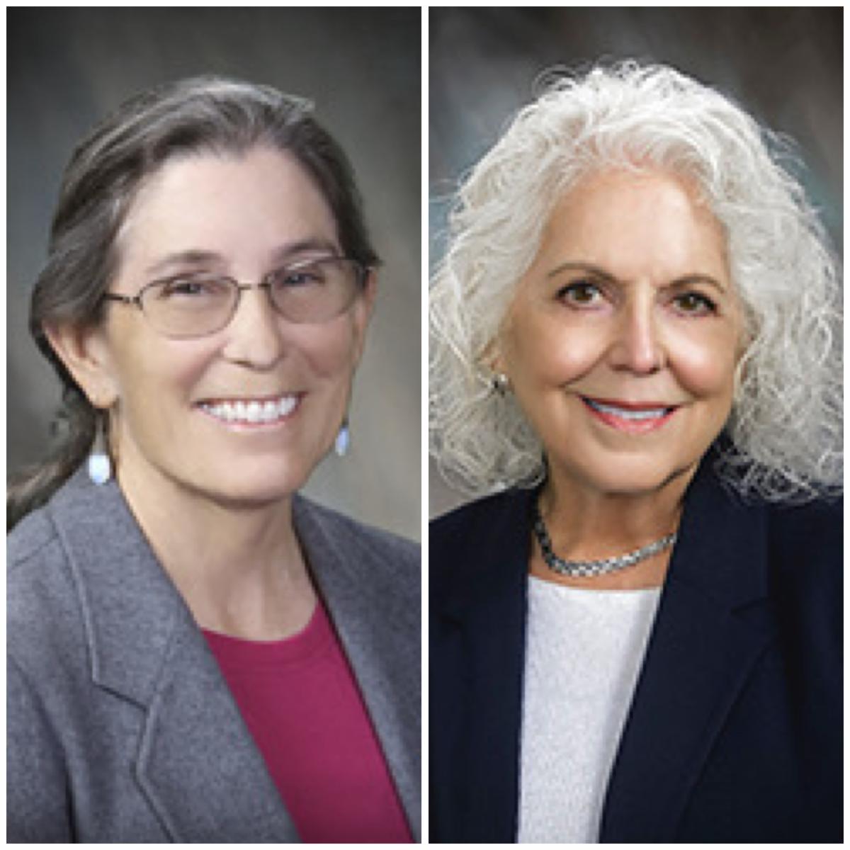 Jan Shriner, MCWD Board Vice President and Gail Morton, President.