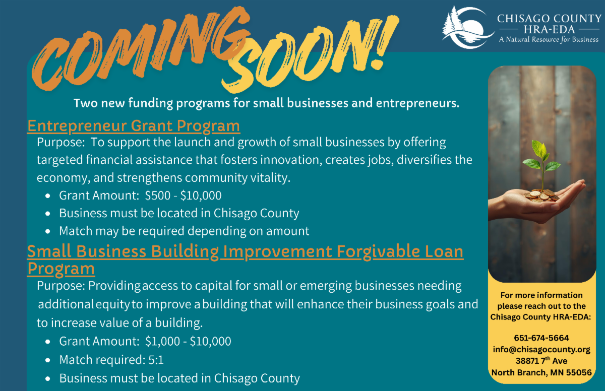 Flyer for an Entrepeneur opportunity
