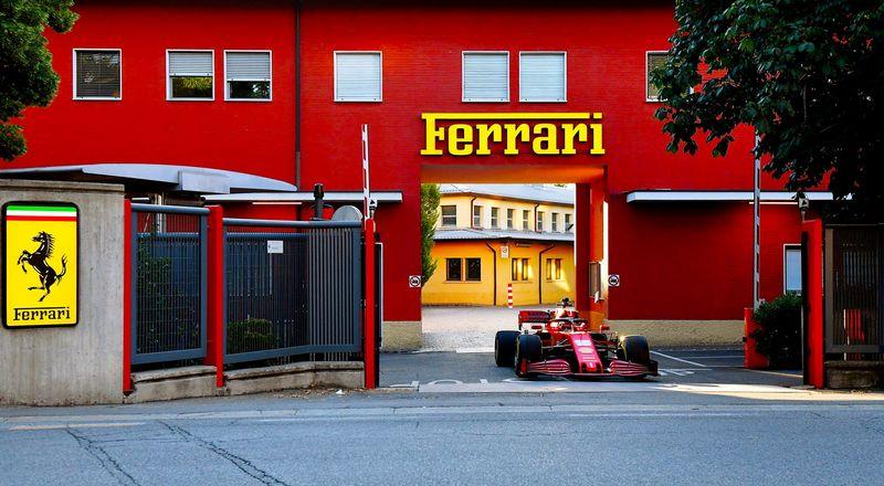 Leclerc Maranello Gates