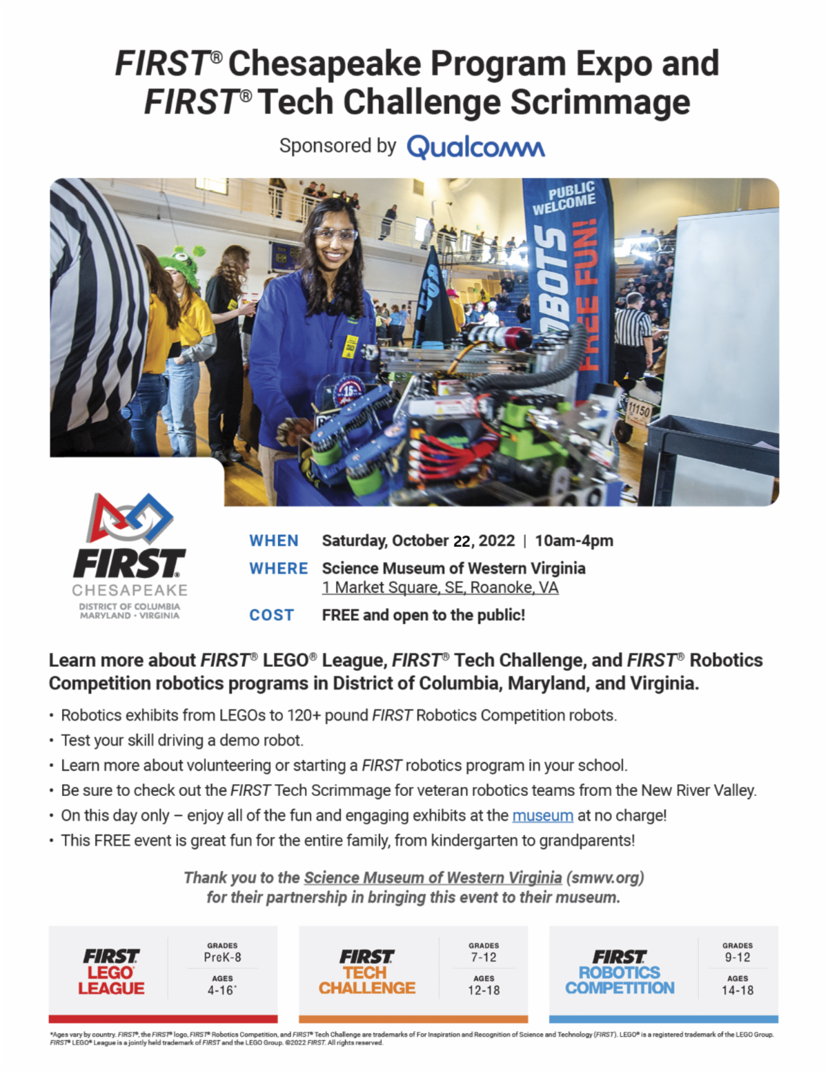 FIRST Chesapeake 2022 October Newsletter