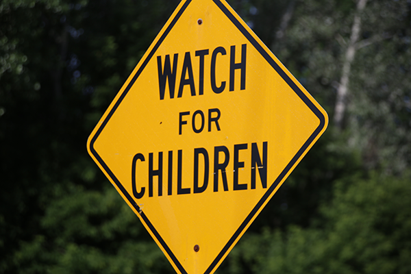Watch for Children traffic sign