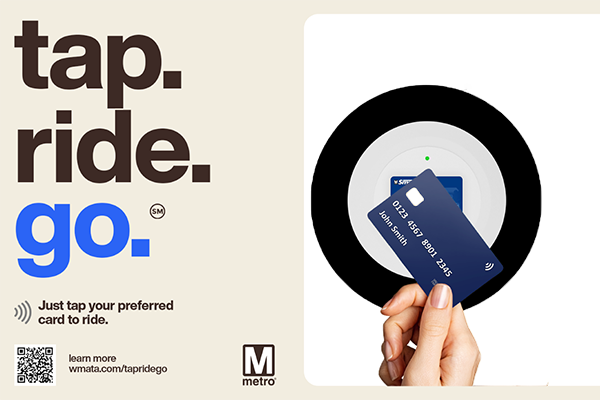 Metro credit payment option called tap ride go