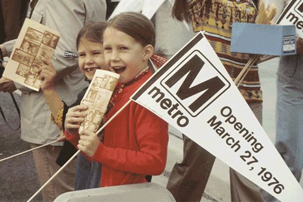 Photos from Metrorail's past 50 years.