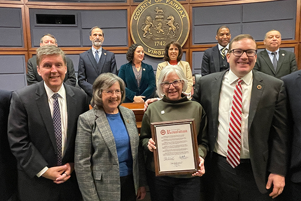 Board of Supervisor proclamation for Cornerstones CEO Kerrie Wilson