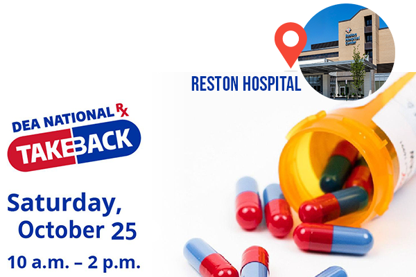 Drug Take Back Day Saturday Oct 25 from 10 am to 2 pm