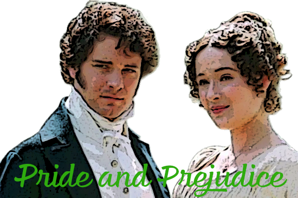 Photo of Mr Darcy and Elizabeth Bennett from Pride and Prejudice