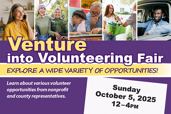 Venture into Volunteering Fair on Oct. 5