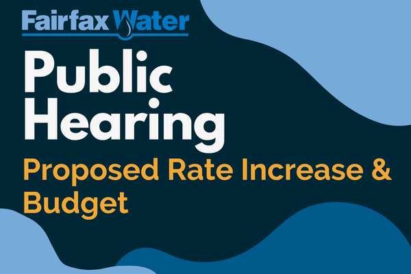 Fairfax Water public hearing on proposed rate increase