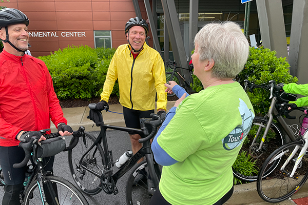 Riders in the 2024 Tour de Hunter MIll