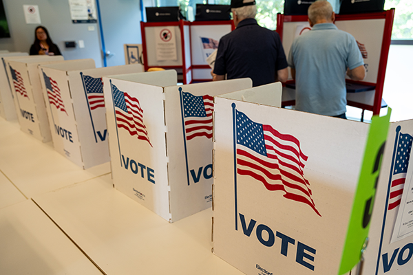 Early voting at the North County Governmental Center